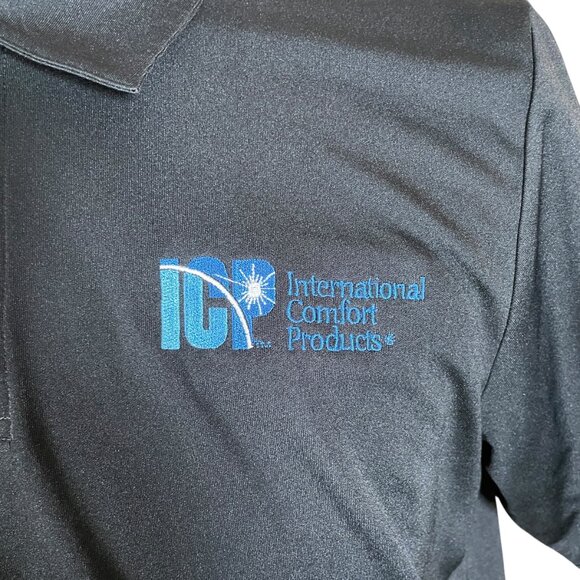 Oakley Men's Black Short Sleeve Polo Shirt Large International Comfort Products - Picture 4 of 9